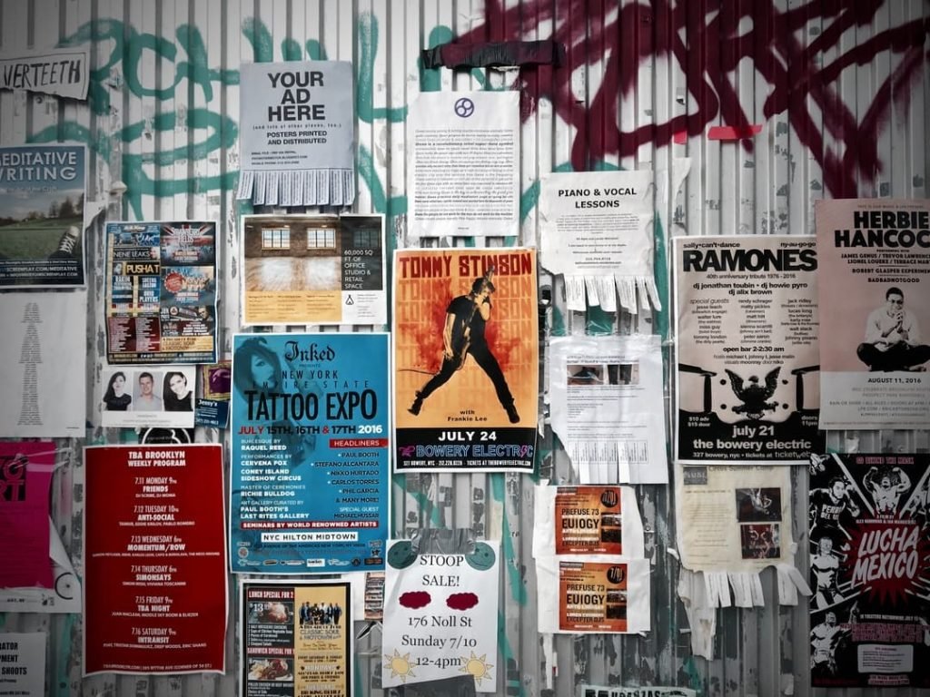 advertisement posters