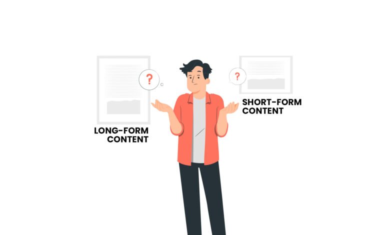 short-form content vs long-form content